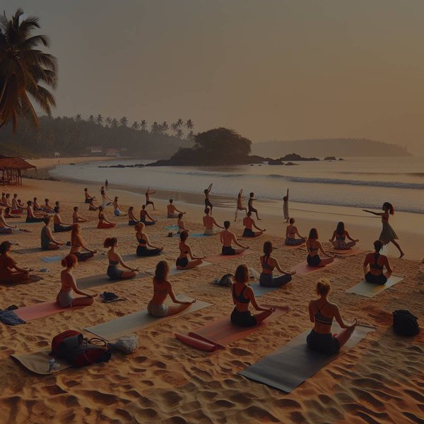 Comment trouver des cours de yoga gratuits sur les plages de Goa, en Inde ?