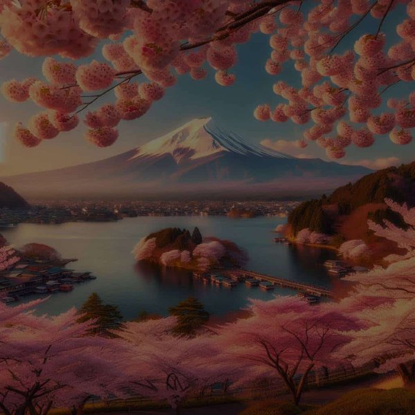 Quelle est la meilleure période pour admirer la floraison des cerisiers au Lac Kawaguchi avec le Mont Fuji en toile de fond ?