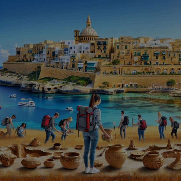 Où trouver des locations de vacances à Malte avec des expéditions archéologiques guidées?