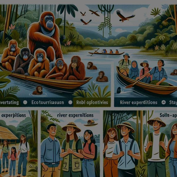 Quelles sont les meilleures options pour un voyage d'écotourisme dans la forêt tropicale de Borneo ?