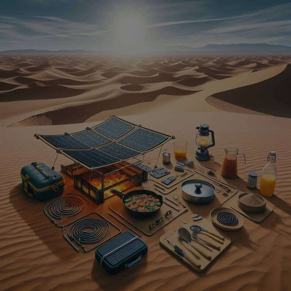 Comment réussir la cuisson solaire lors d'un camping en plein désert?
